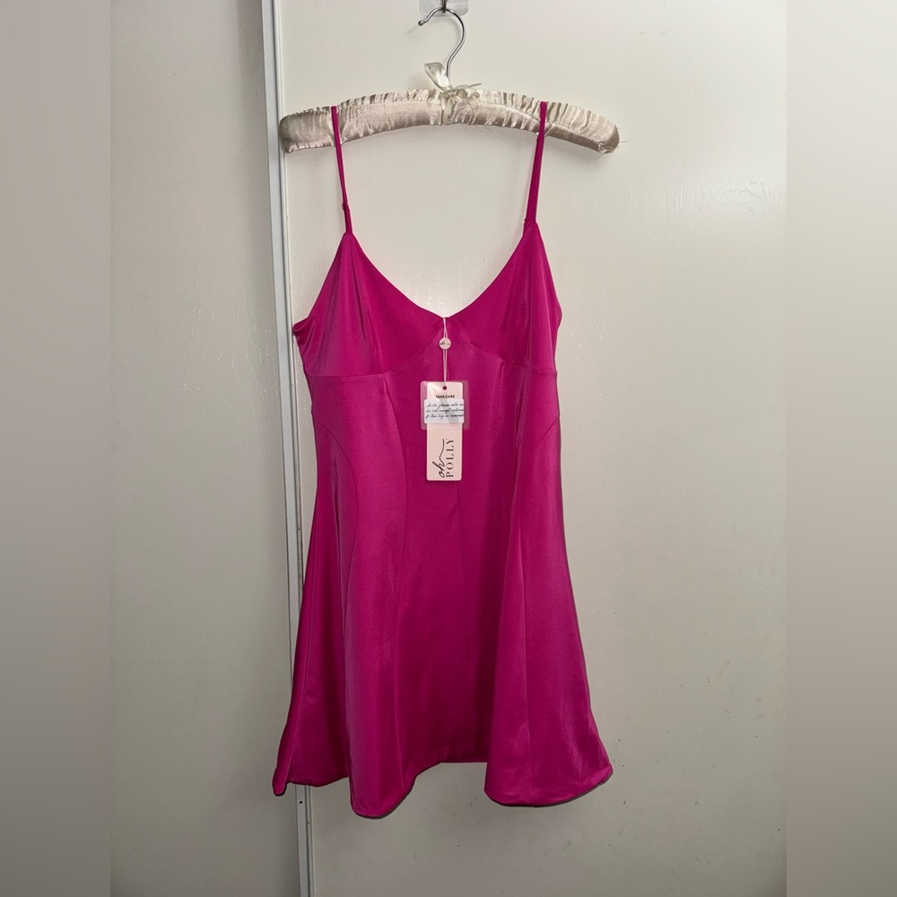 Oh Polly Pink Mini Dress